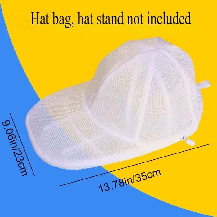 Sac de lavage pour casquettes avec filet de protection pour casquettes de baseball, compatible lave-