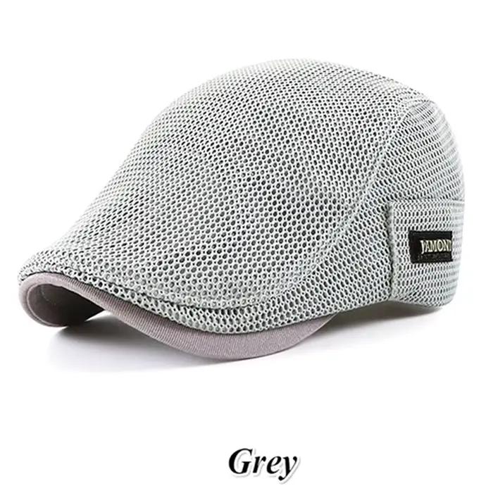 Casquette de baseball en maille respirante pour hommes, chapeau de papa d'été, chapeaux de pêche en 
