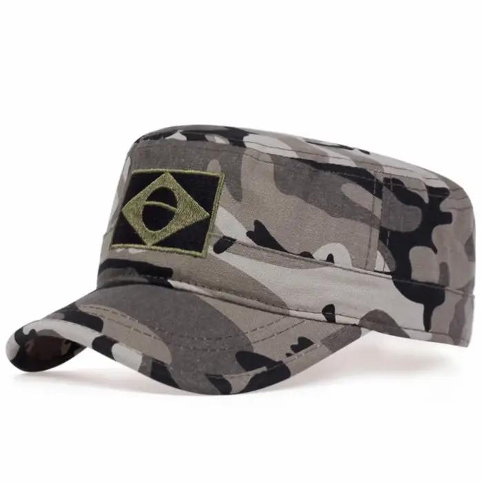 Casquette de Baseball unisexe avec broderie de drapeau brésilien, chapeaux décontractés réglables po