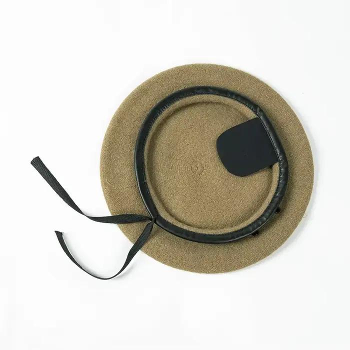 Béret Militaire en Laine Grande Taille pour Têtes Fortes – Unisexe Hommes Femmes – Chaud Hiver – Cas