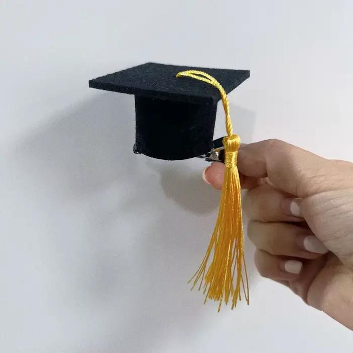 Mini toque de doctorat pour la saison des diplômes, petite toque de remise de diplôme, mini toque de