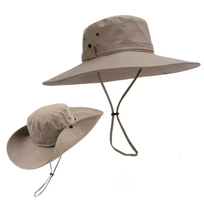Chapeau de cowboy classique en faux daim unisexe à large bord, style Fedora Jazz avec décor en corde