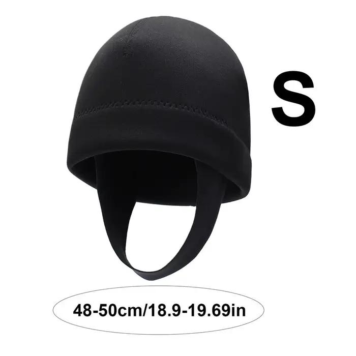 Cagoule de plongée élastique thermique, chapeaux de Surf résistants au soleil avec mentonnière, équi