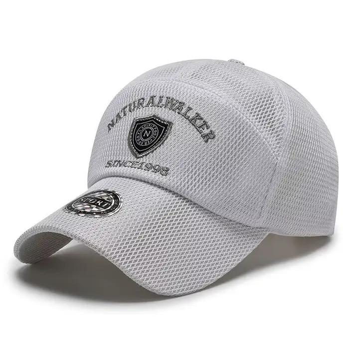 Casquette de Baseball pour hommes, maille à séchage rapide, Protection solaire, été, extérieur, déco