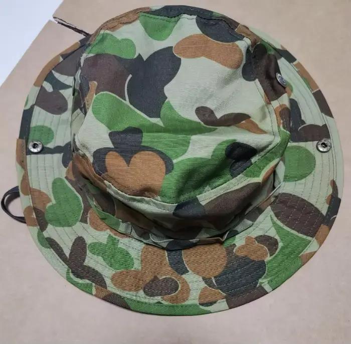 Chapeau de camouflage australien, nouveau modèle rond, style jungle