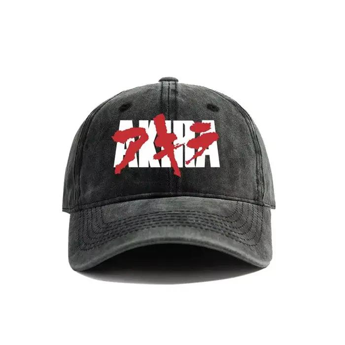 Casquette de Baseball Akira pour hommes, chapeaux en détresse, Anime japonais, rétro, plein air, été