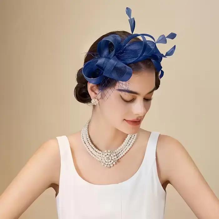 Chapeaux Derby en plumes - 2026 Victoria Fascinators Tenue Chapeaux