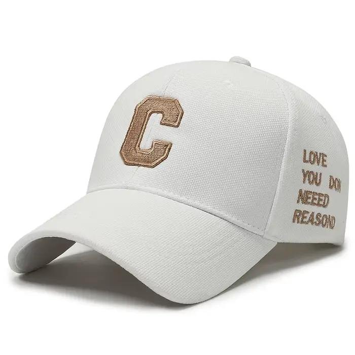 Casquette de baseball FS White Golden Brand pour hommes, chapeau de luxe à lettres pour femmes, idéa