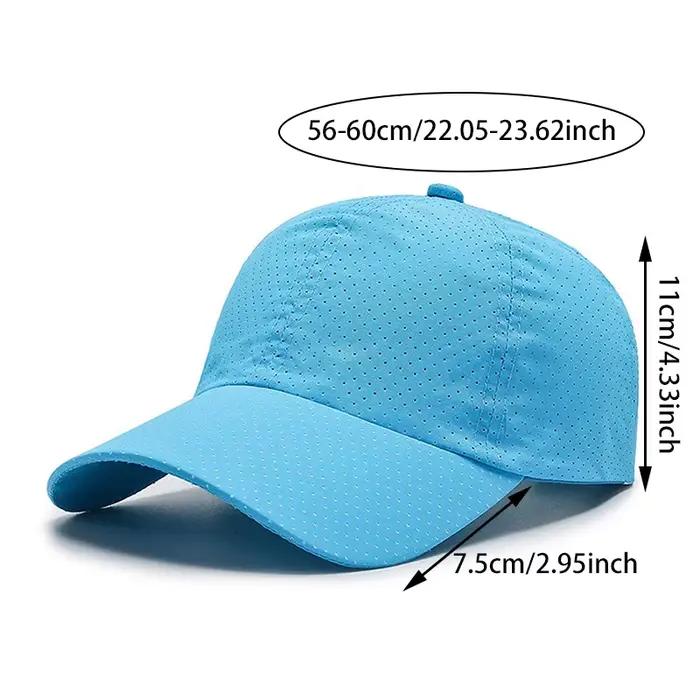 Casquette de soleil à séchage rapide pour femmes et hommes, chapeau de Sport décontracté, grande tai