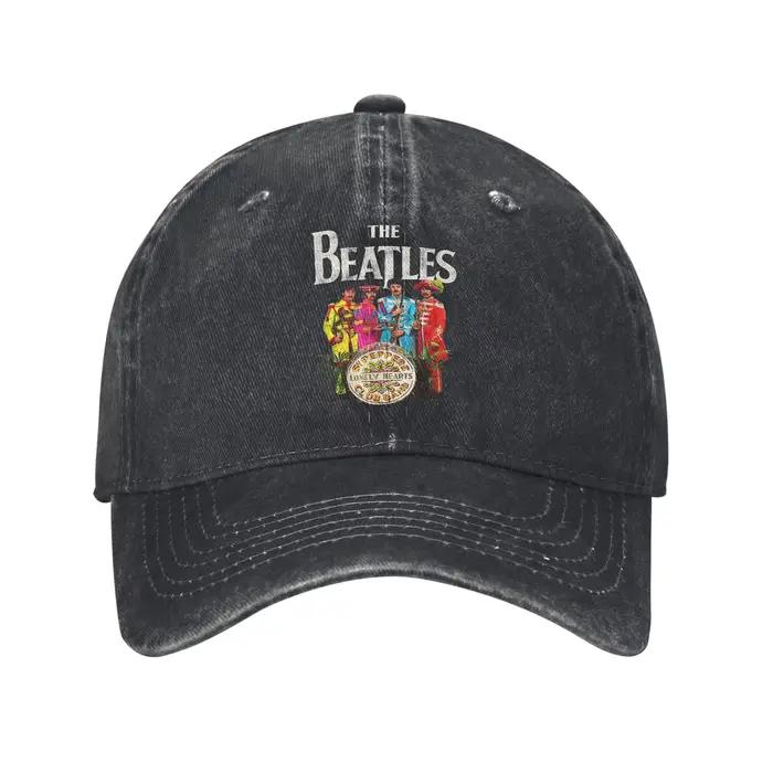 Casquettes de baseball B-Beatles Hearts pour hommes et femmes, casquettes délavées style rock, chape