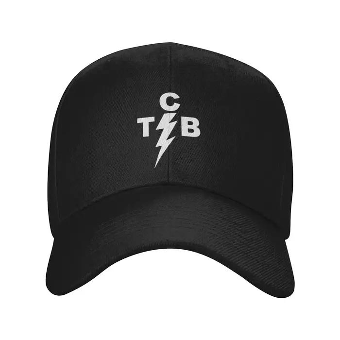Casquette de Baseball unisexe avec Logo E-Elvi Presleys TCB, chapeau à rabat, couvre-chef d'extérieu