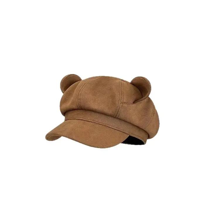 Béret marron rétro Collection
