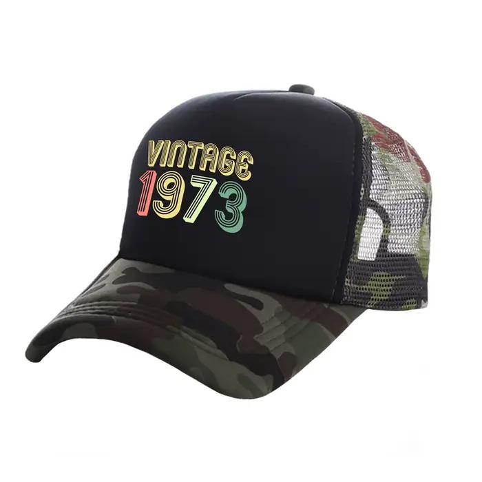 Born In 1973 casquettes de camionneur hommes drôle Vintage 1970-1979 chapeau casquette de Baseball Cool été unisexe