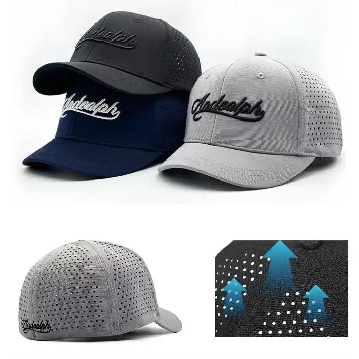 Casquette de baseball à bord court pour homme, chapeau en maille extensible, polyvalent pour mariage, fiançailles, baptême, saint-patrick, retraite, révélation du sexe, fête d'anniversaire