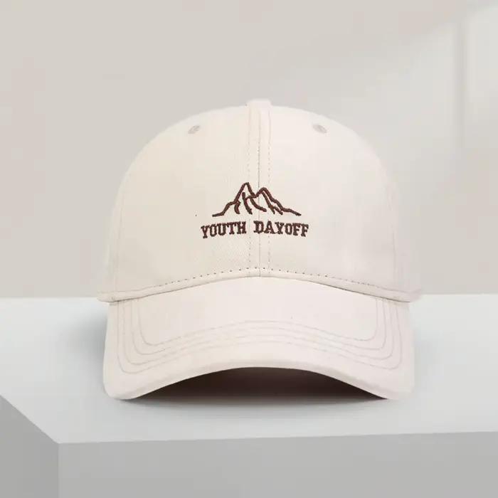 Casquette de baseball Mountain Peak casquette rétro unisexe réglable protection solaire légère pour voyages plein air sport occasionnels