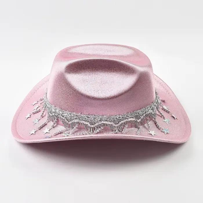 Chapeau Fedora à paillettes pour femmes