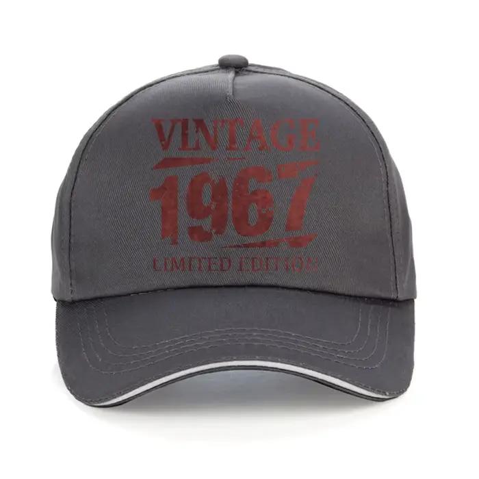 Casquette de baseball vintage 1967 avec lettres imprimées pour hommes et femmes