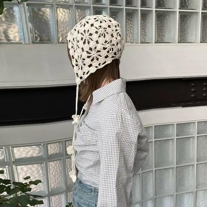 Chapeau sans bord en crochet fait main