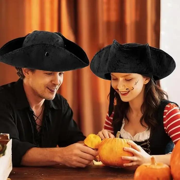 Chapeau de pirate noir