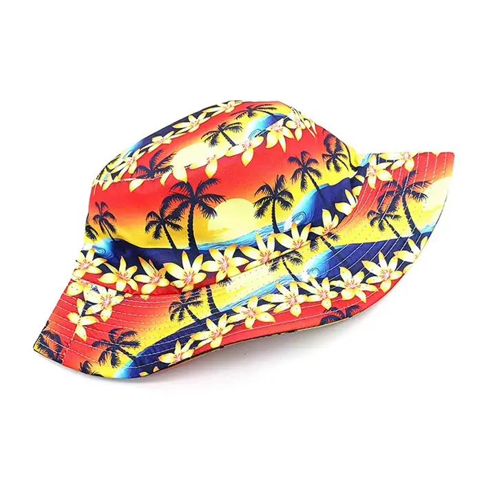 Casquettes de plage et de voyage en plein air avec motif hawaïen Bocca