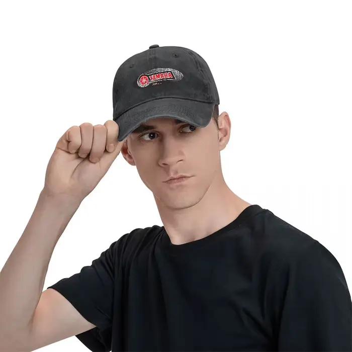 Casquette de baseball en toile délavée avec logo Yamaha
