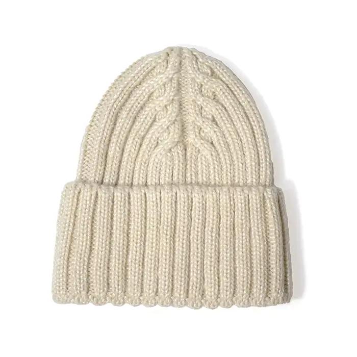 Chapeau femmes fille adolescents bonnet hiver acrylique tricot chaud accessoire pour automne temps froid ski Sports vacances en plein air