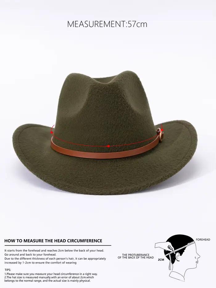 Chapeau en feutre doux avec ceinture de style britannique pour hommes et femmes