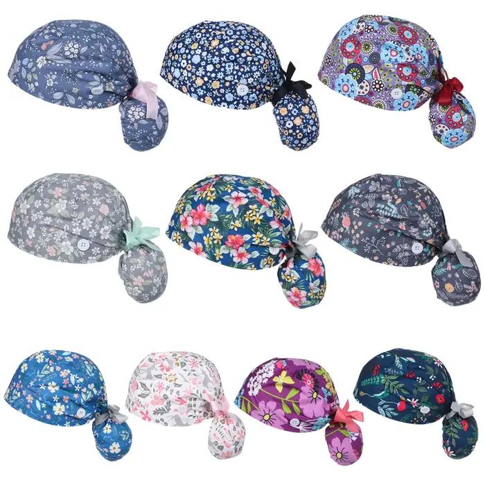Casquette de travail réglable avec bouton pour femmes et hommes