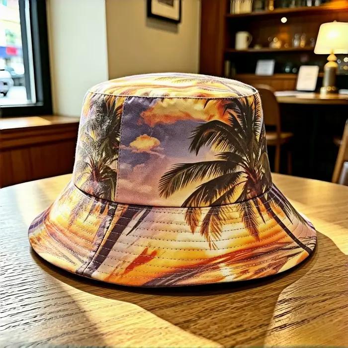 Chapeau de pêche à large bord avec protection solaire