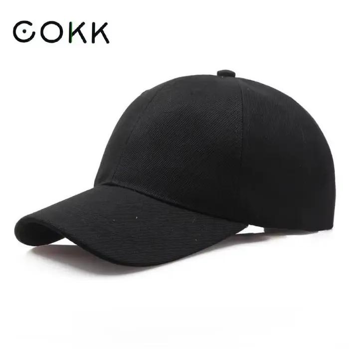 COKK – casquette de Baseball de couleur unie pour hommes et femmes