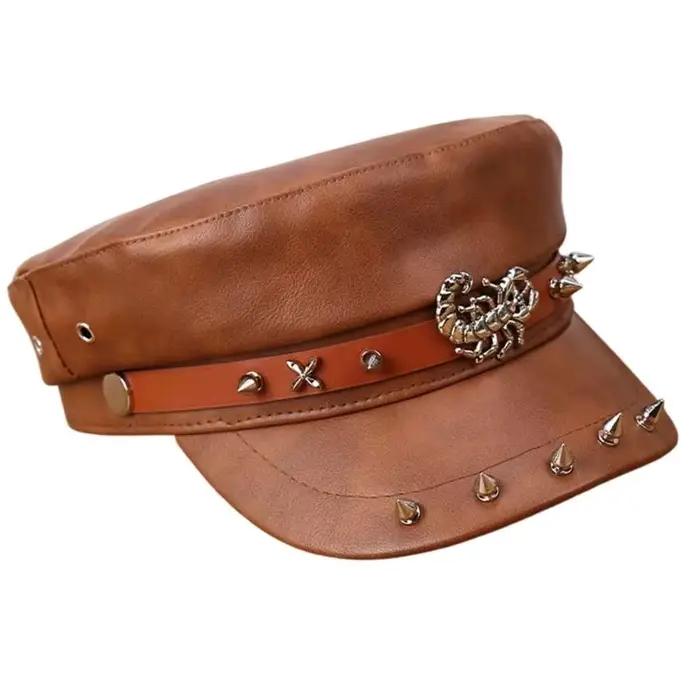 Chapeau en PU respirant confortable 39BB