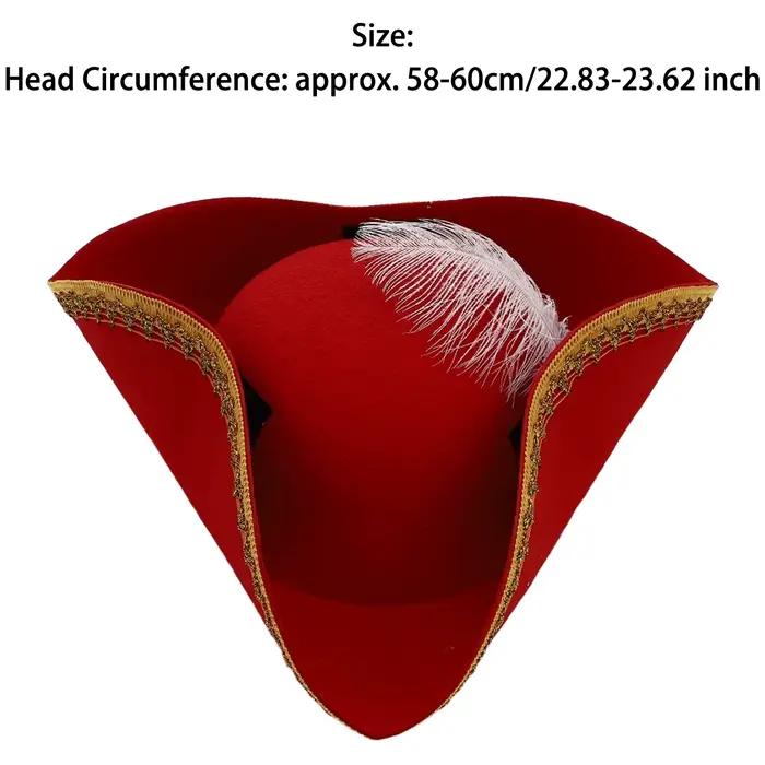 Chapeau tricorne Unique pour hommes et femmes