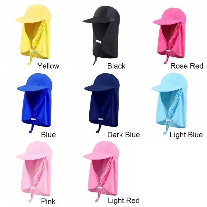 Chapeau de protection solaire Anti-UV multicolore pour enfants