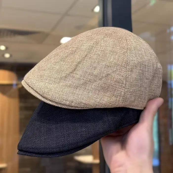 Nouveaux hommes chapeaux décontractés automne et hiver mince rétro béret chapeau sauvage