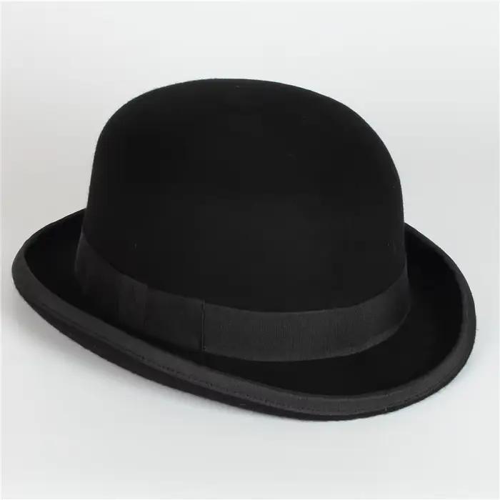 1 chapeau chic en laine de style coréen pour femme - Bord légèrement frisé