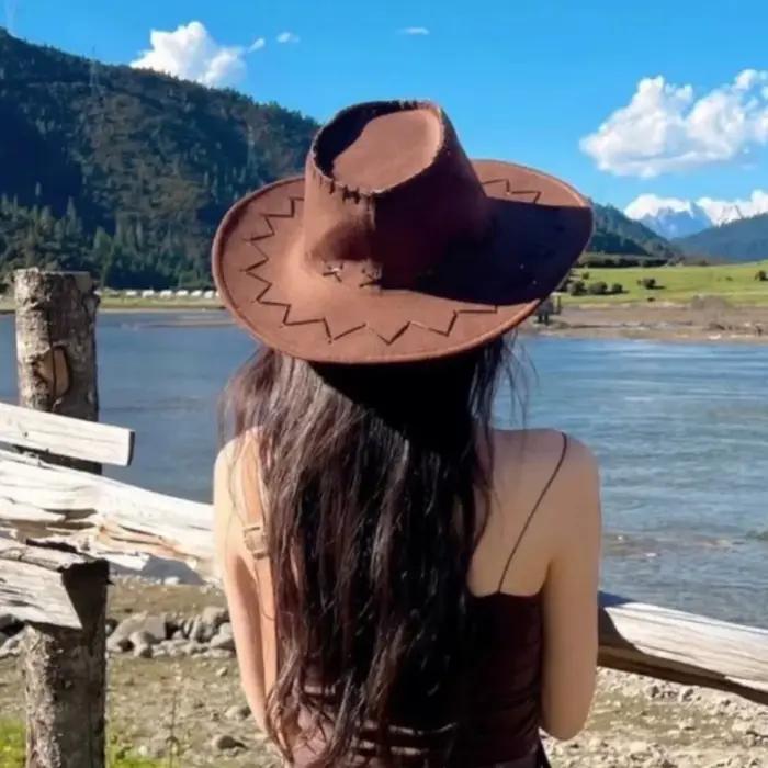 Chapeau de Cowboy Simple pour adultes