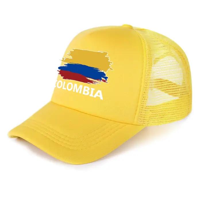 Casquette de baseball imprimée drapeau colombien