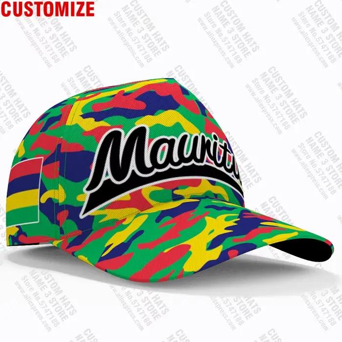 Casquette de baseball Maurice personnalisée avec nom et logo de l'équipe