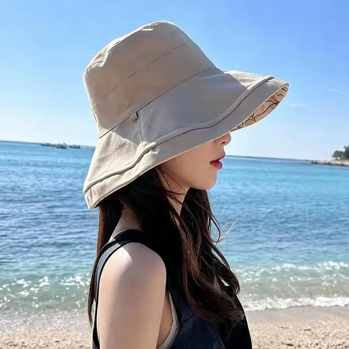 Chapeau bob double face pour femme