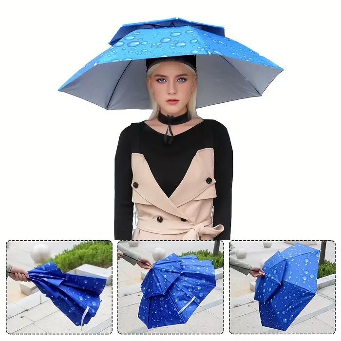 Chapeau parapluie pour la pluie ou le soleil