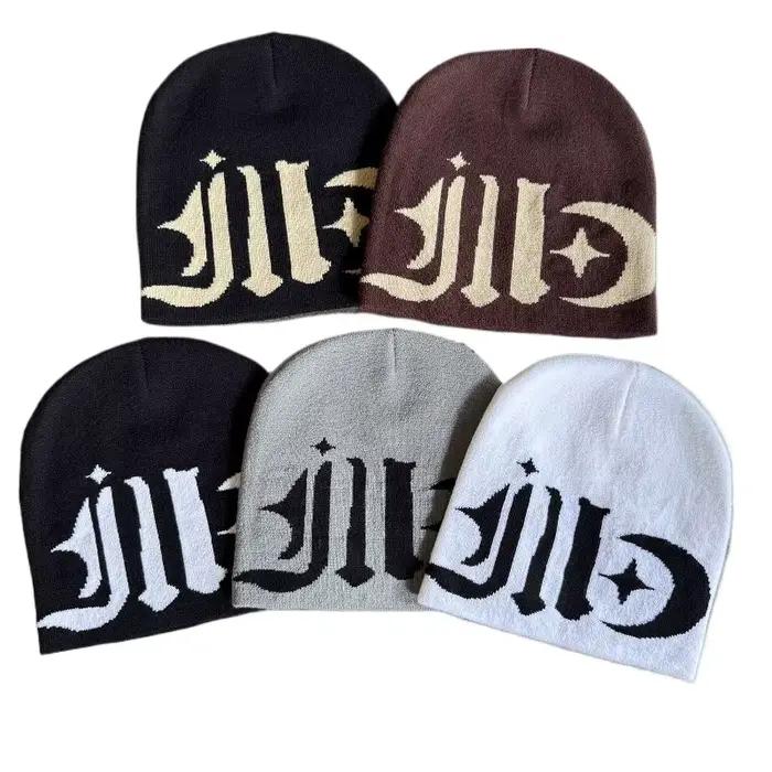 Casquette tête de mort en Jacquard