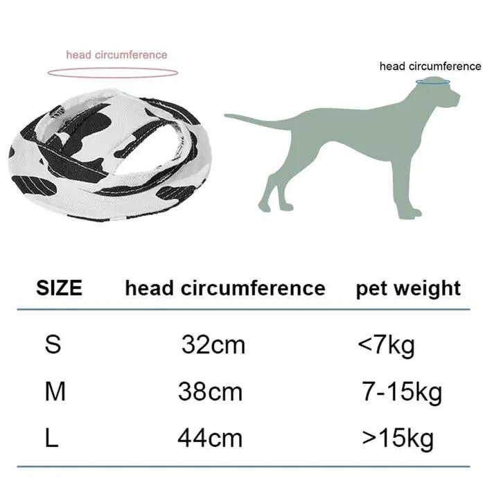 Chapeau d'été en toile pour chien
