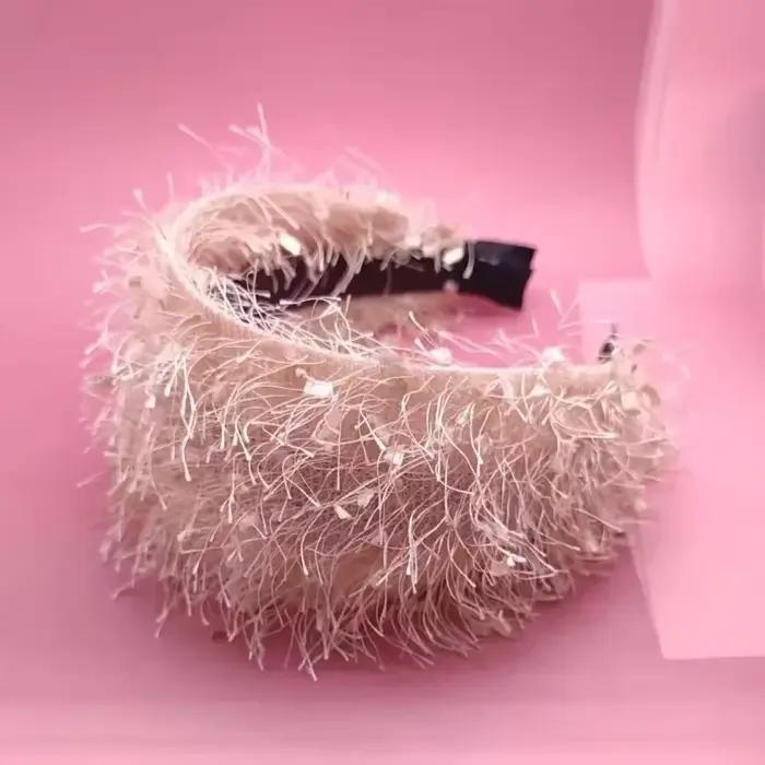 Nouveau petit chapeau rétro français avec glands et nœuds papillon bandeau