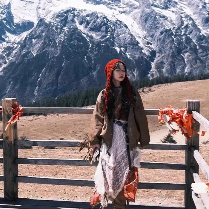 Chapeau tricoté au crochet polyester bohème multifonction femme quatre saisons faire du vélo occassions diverses