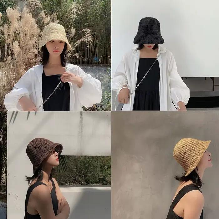 Chapeau de plage décontracté pour femme