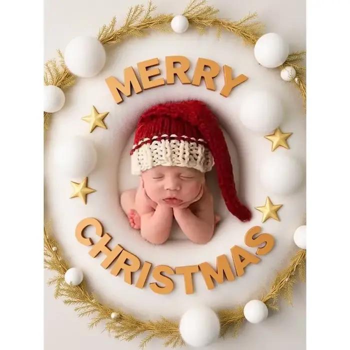 Chapeau de père noël pour nouveau-né