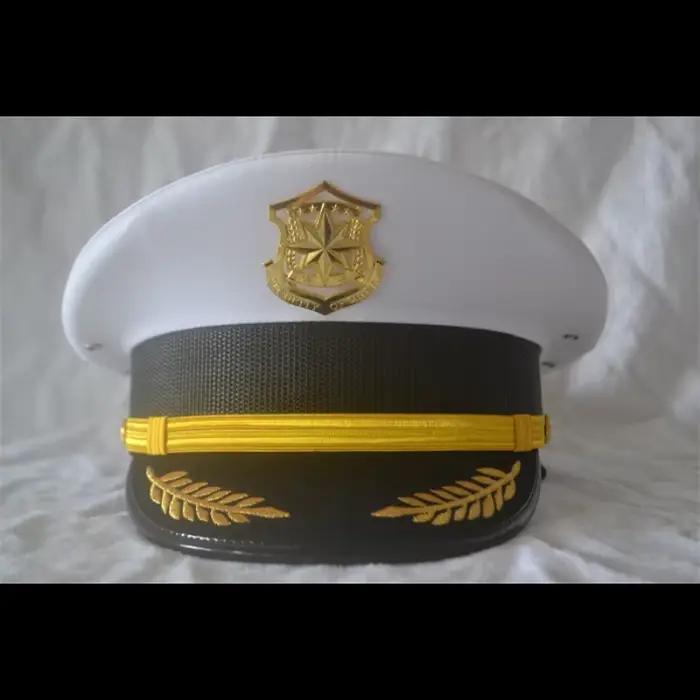 Casquette de marin blanche en coton avec visière pour hommes, style sport, résistante aux quatre saisons, idéale pour les voyages, les activités extérieures et les occasions festives