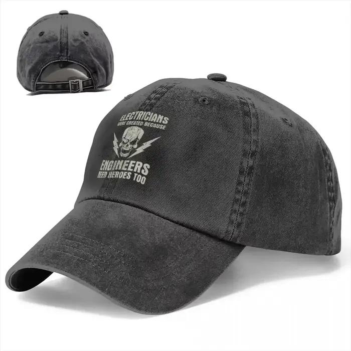 Casquettes de Baseball unisexes en coton vieilli