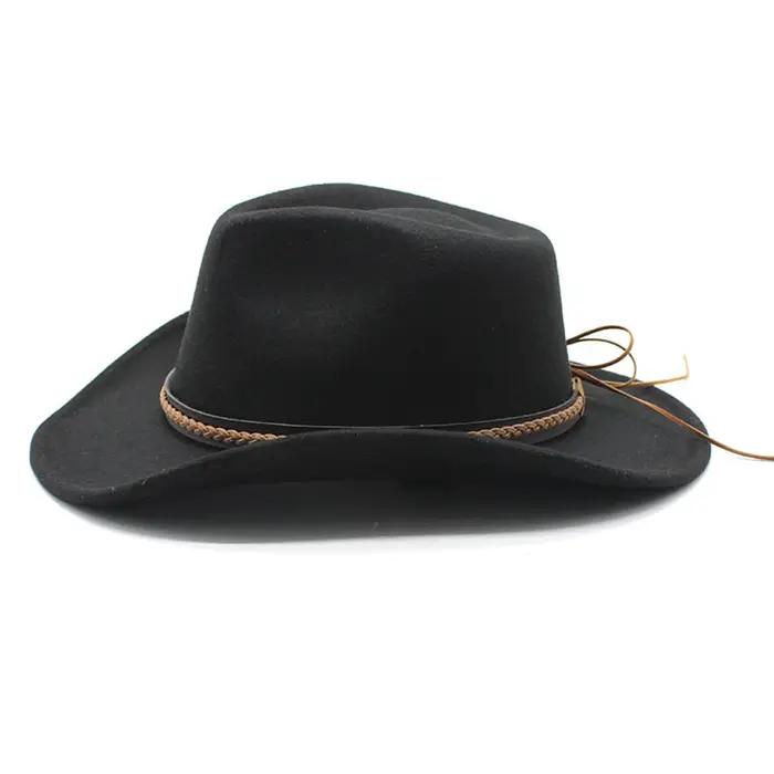 Chapeaux de cowgirl rétro classiques pour hommes et femmes