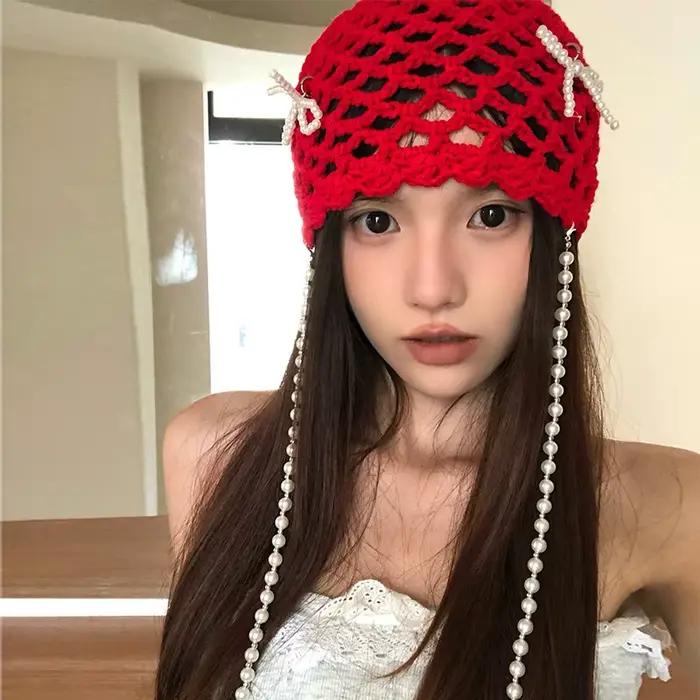 Chapeau pull coréen pour femmes